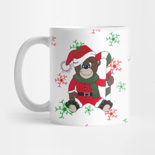 MERRY Christmas Teddy Bear Mug